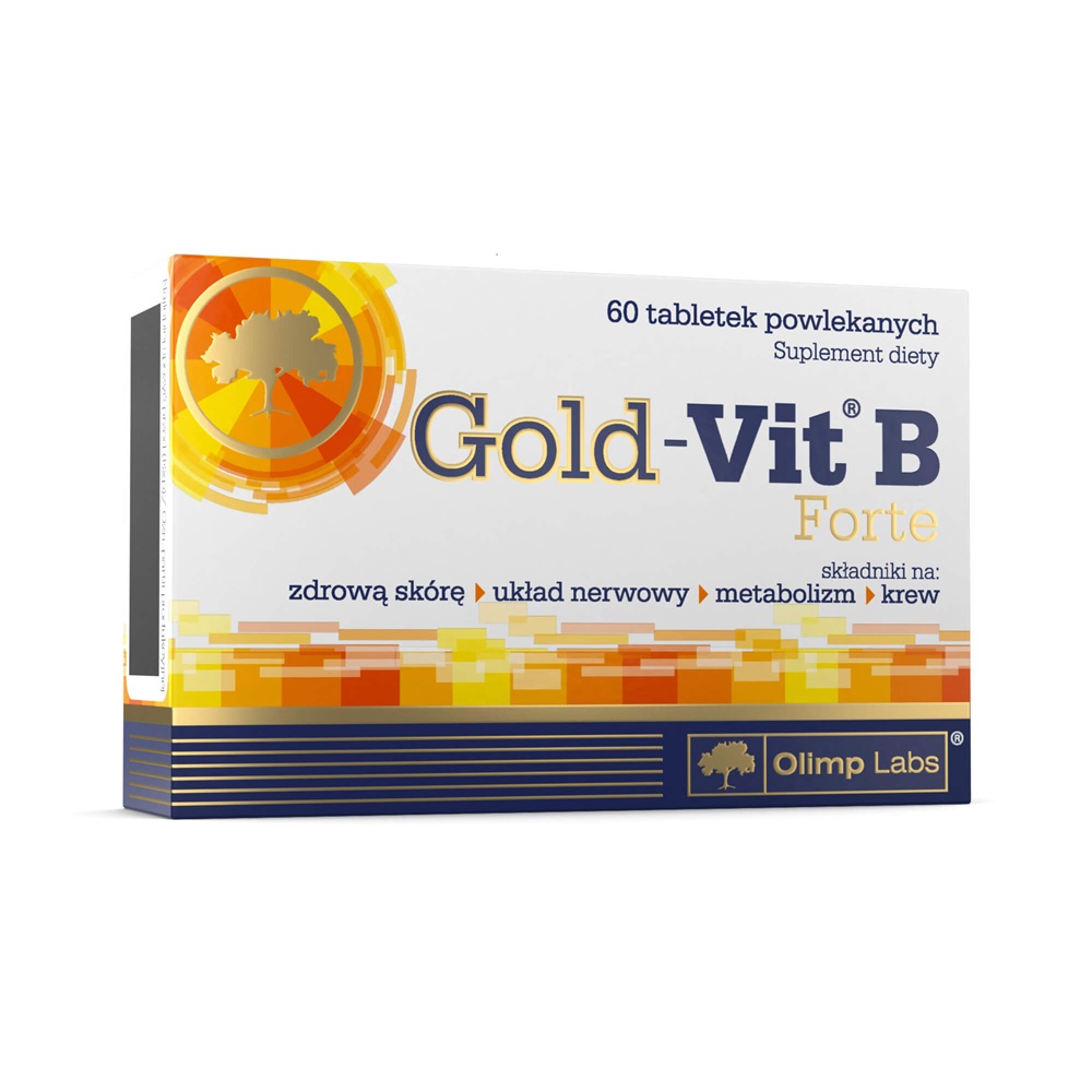 24126571742997520 Gold-Vit B Forte suplement diety 60 tabletek - obrazek 1
