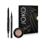 Makeup Set 2 zestaw Eyeliner Perfect Wings + Brow Pencil 4 + Eyeshadow Mono 504