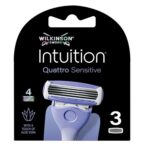 Intuition Quattro Sensitive wkład z 4 ostrzami 3szt