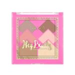 Hey Beauty Eyeshadow Palette wielofunkcyjna paleta do makijażu twarzy 18g