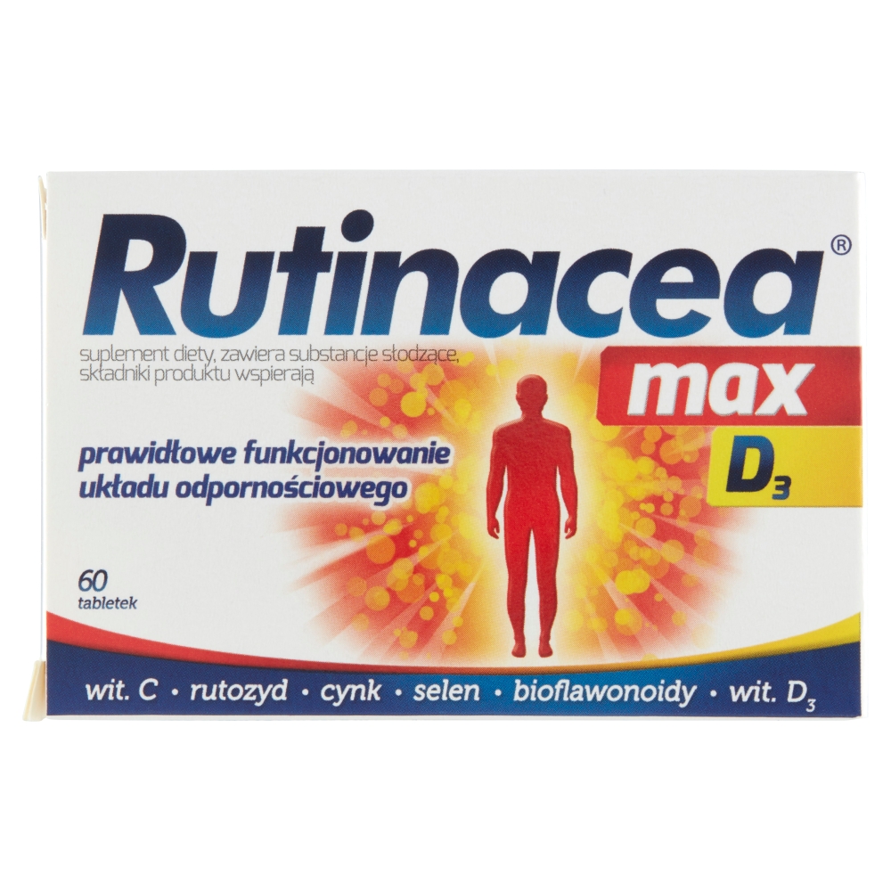 24339331678170713 Max D3 suplement diety z witaminą D3 wspierający układ odpornościowy 60 tabletek - obrazek 1