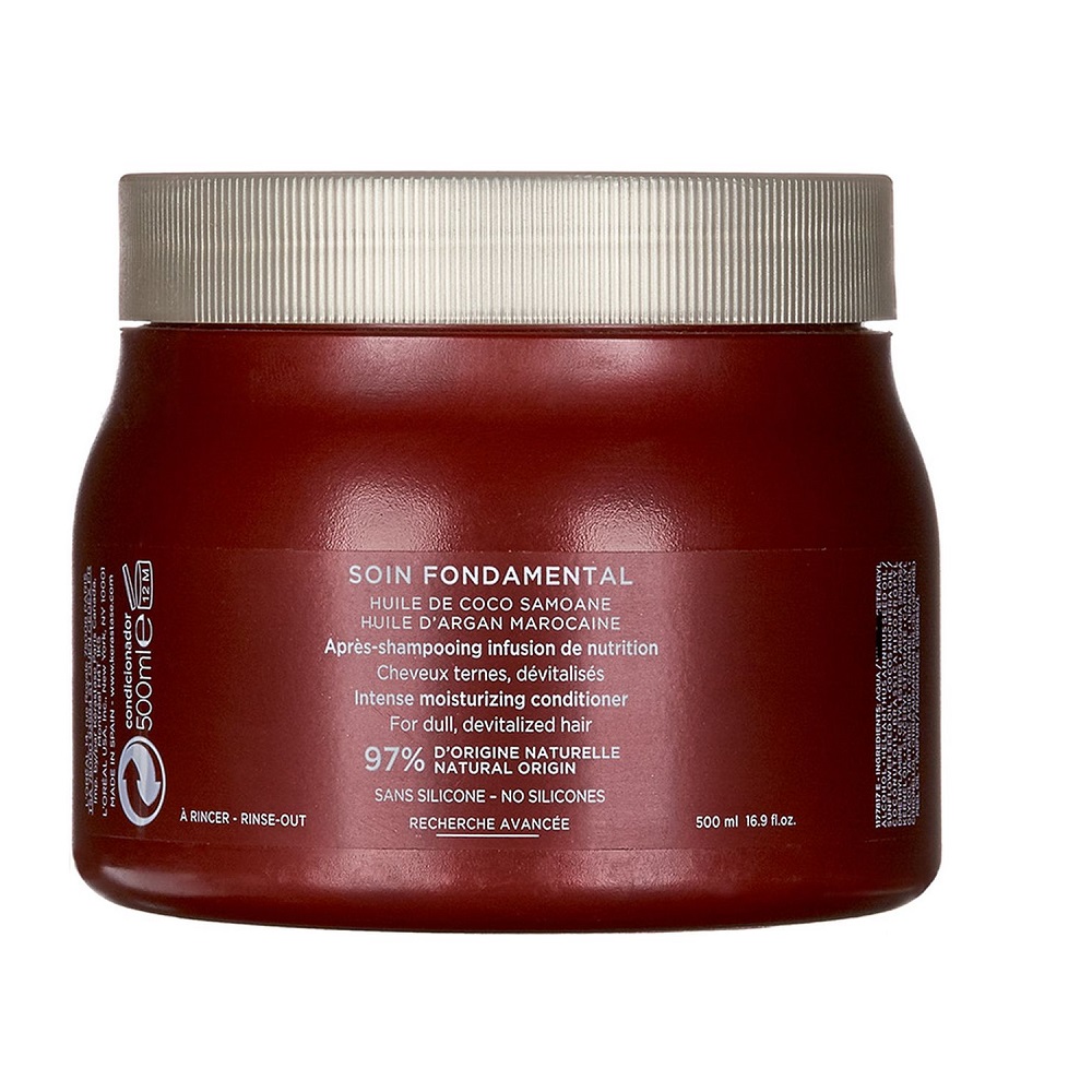 24371001656592087 Aura Botanica Soin Fondamental odżywka do włosów bez silikonów 500ml - obrazek 1