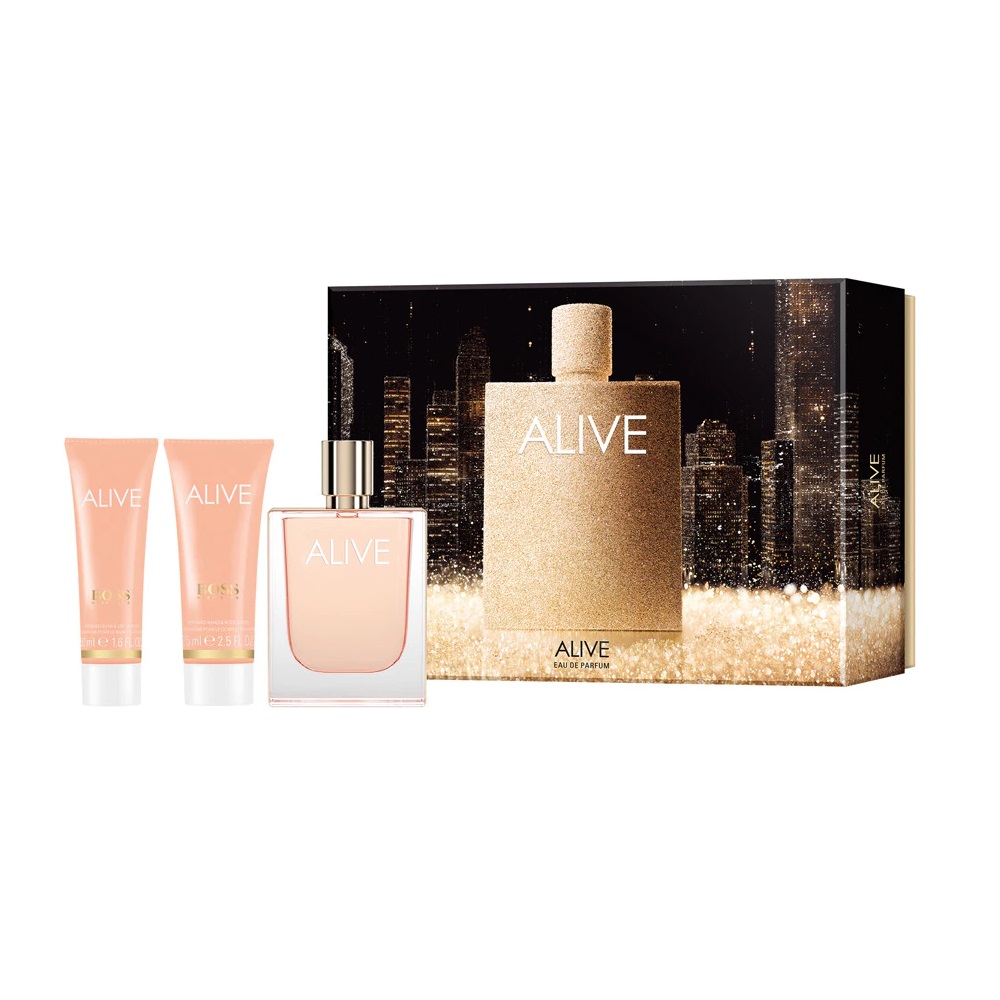 24530621636108606 Alive zestaw woda perfumowana spray 80ml + balsam do ciała 75ml + żel pod prysznic 50ml - obrazek 1