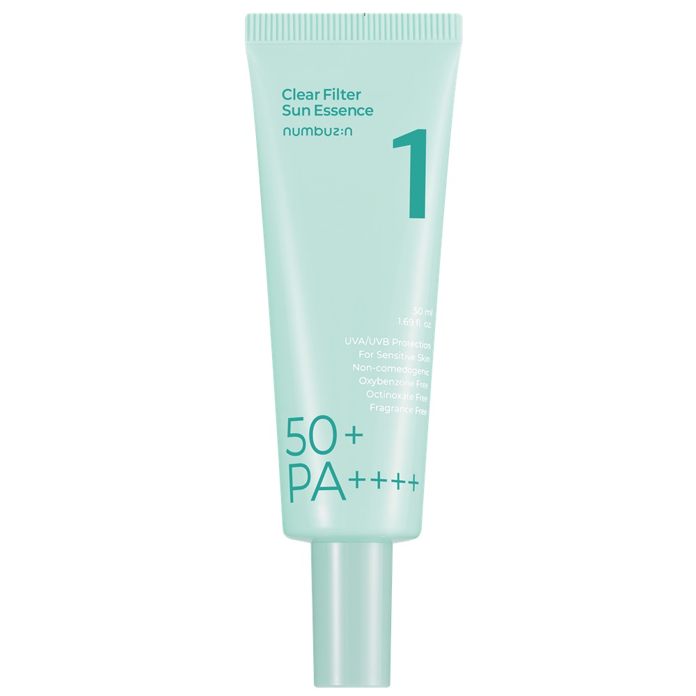 24534621729245462 No.1 Clear Filter Sun Essence SPF50+ PA++++ nawilżająca esencja do twarzy z filtrem 50ml - obrazek 1