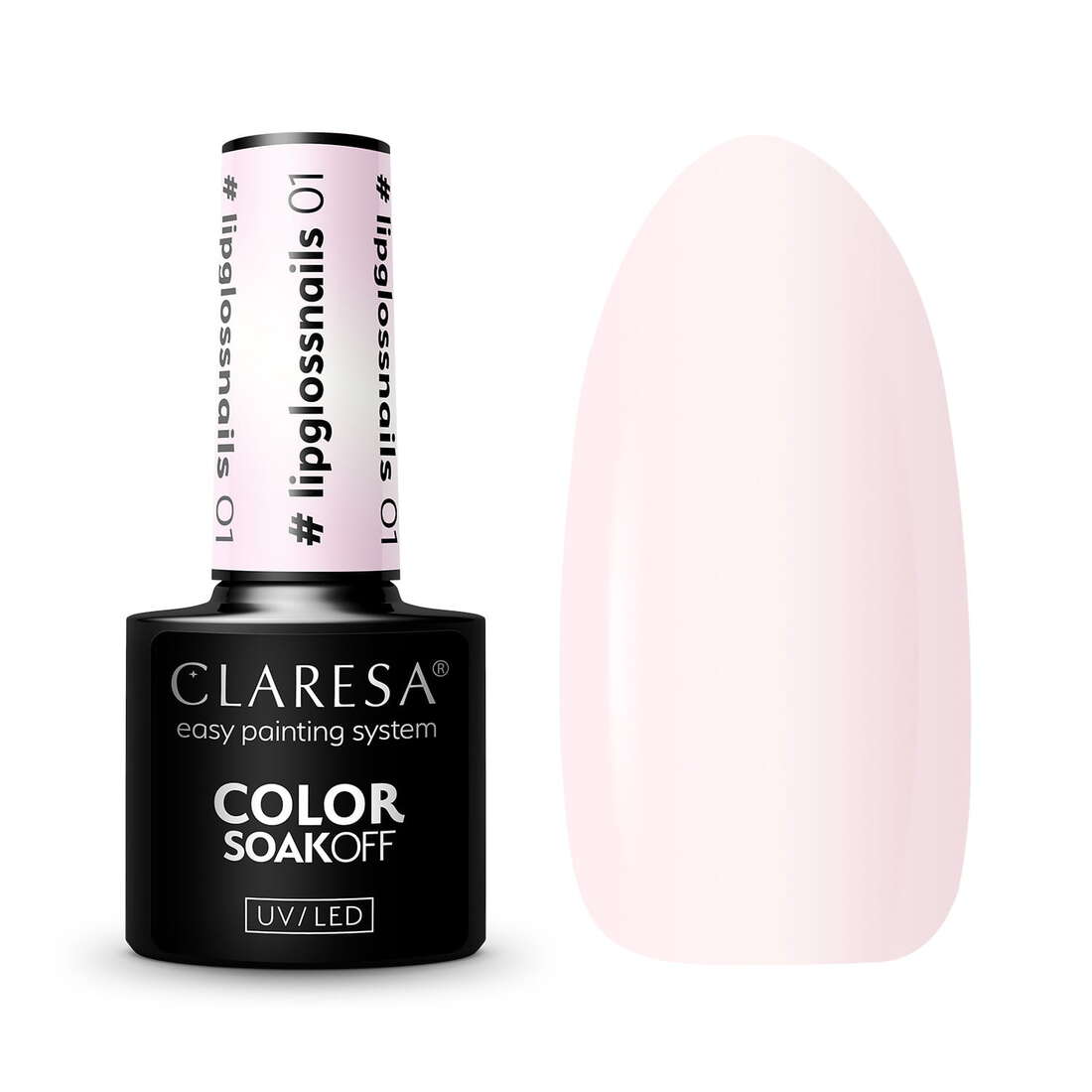 24548691759831934 Color Soak Off UV/LED lakier hybrydowy Lipglossnails 01 5g - obrazek 1