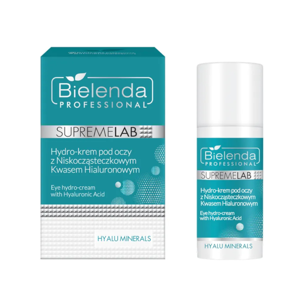 24553561668769260 SupremeLab Hyalu Minerals hydro-krem pod oczy z kwasem hialuronowym 15ml - obrazek 1