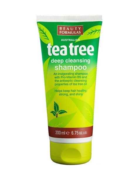 24599281588153782 Tea Tree Deep Cleansing Shampoo oczyszczający szampon do włosów 200ml - obrazek 1