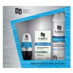 Men Sensitive zestaw pianka do golenia nawilżająca dla skóry bardzo wrażliwej 250ml + balsam po goleniu nawilżający dla skóry bardzo wrażliwej 100ml + antyperspirant w kulce do skóry wrażliwej 50ml