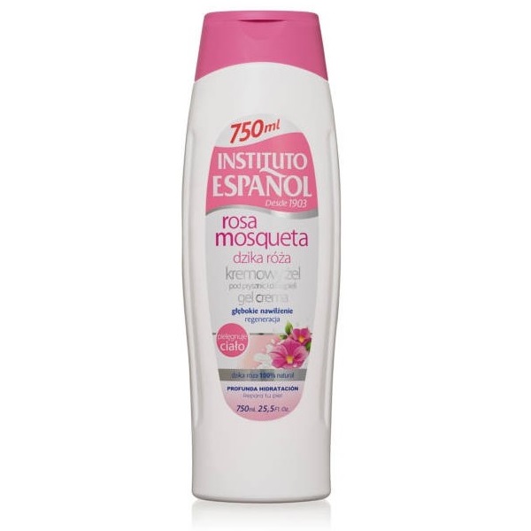 24666681692020429 Rosa Mosqueta kremowy żel pod prysznic Dzika Róża 750ml - obrazek 1