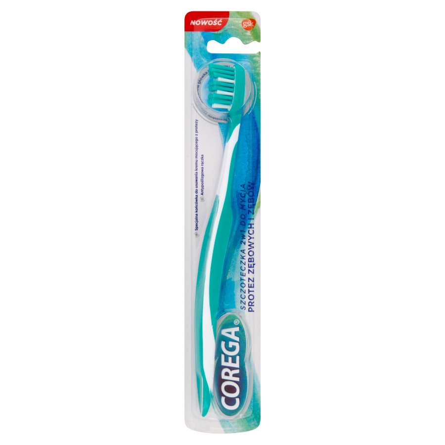 24667421571328931 Szczoteczka 2w1 do mycia protez zębowych i zębów - obrazek 1