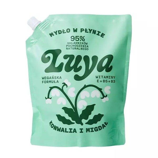 24673051683689143 Mydło do rąk w płynie Konwalia i Migdał Refill 800ml - obrazek 1