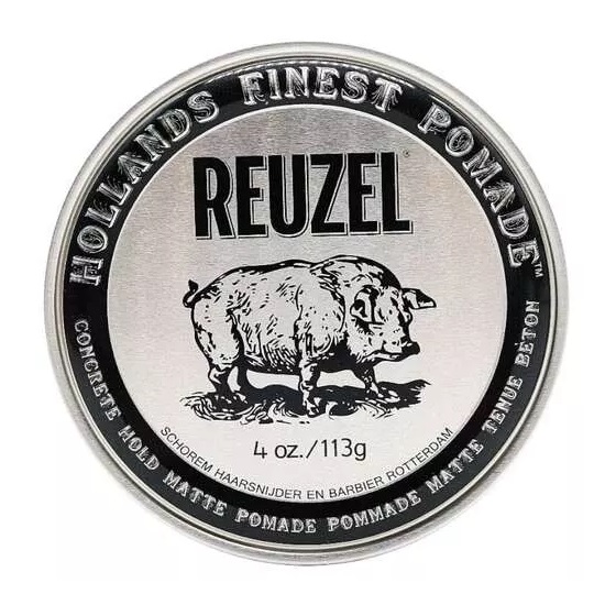 24694501683630492 Hollands Finest Pomade Concrete Hold Matte matująca pomada do włosów na bazie wody 113g - obrazek 1