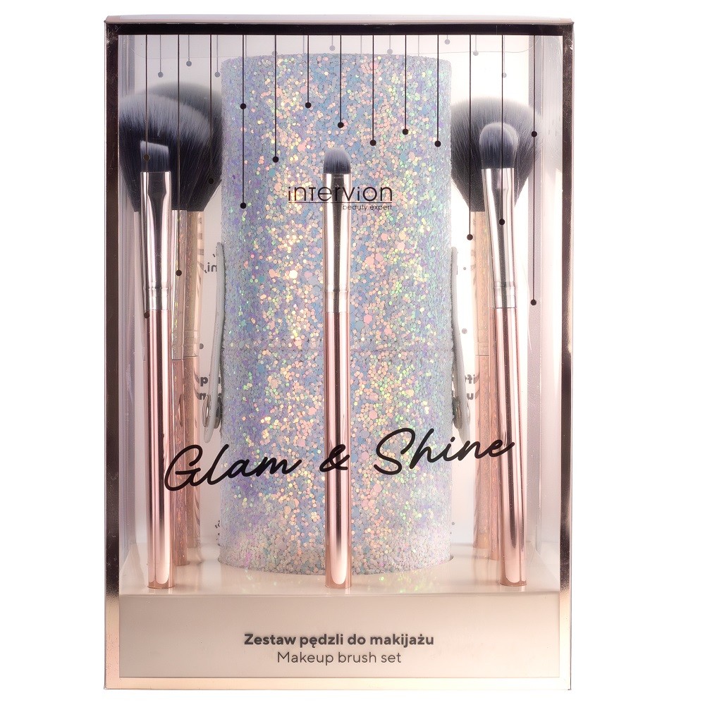 24787771760447587 Glam&Shine zestaw pędzli do makijażu z etui - obrazek 1