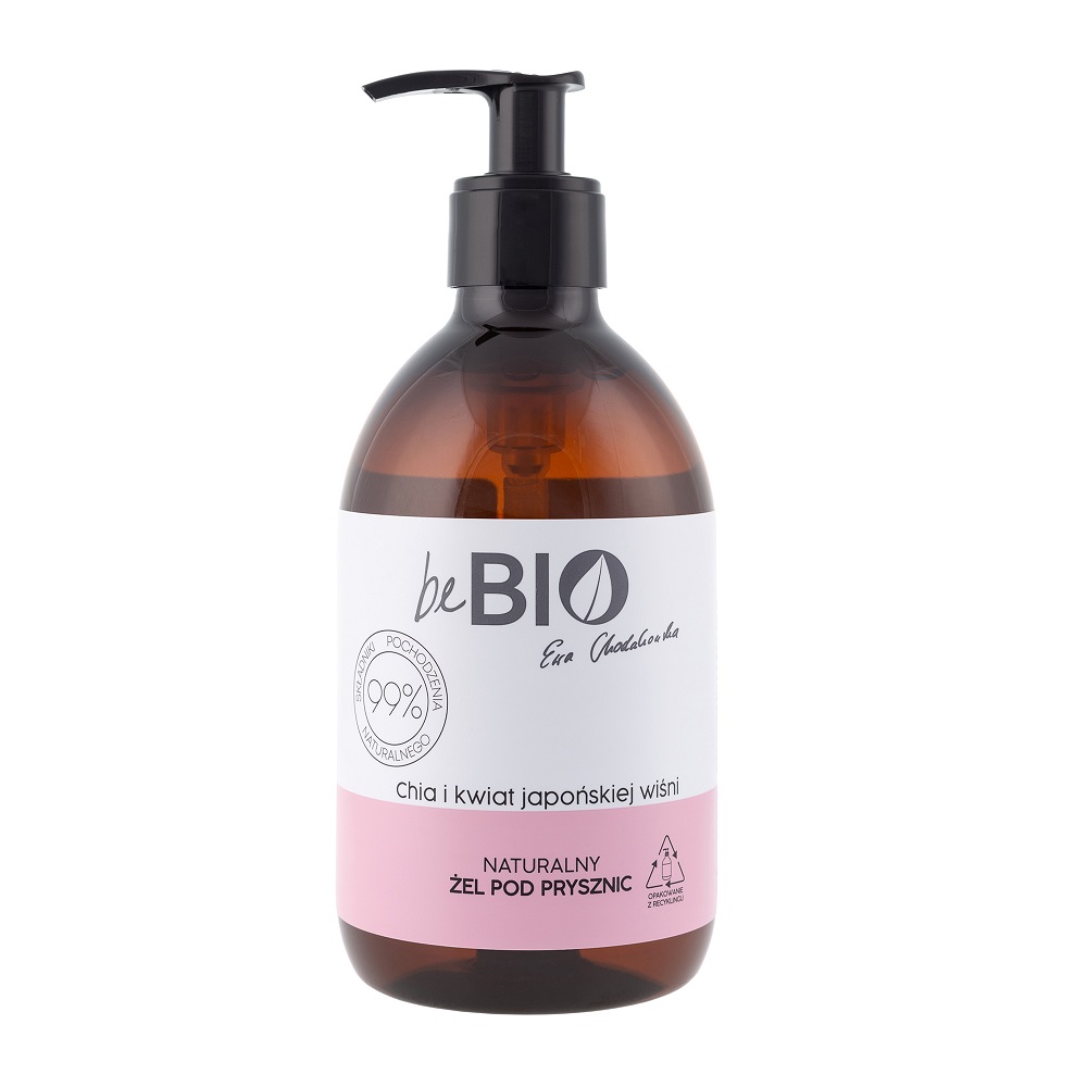 24791971615797653 Naturalny żel pod prysznic Chia i Kwiat Japońskiej Wiśni 400ml - obrazek 1