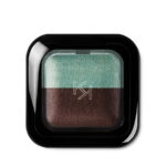 Bright Duo Baked Eyeshadow wypiekany cień do powiek 21 Metallic Jade Green - Pearly Ash 2.5g