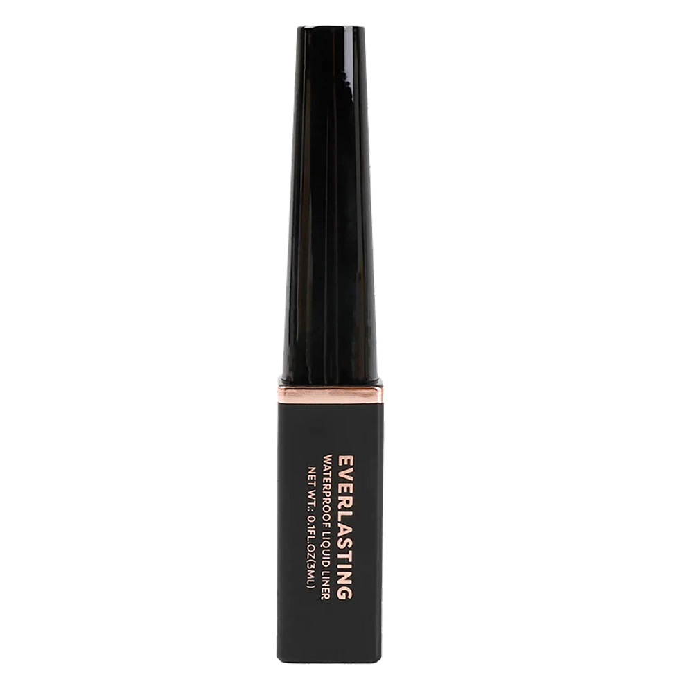24806131715947057 Everlasting Liquid Liner wodoodporny eyeliner w płynie Midnight Black 3ml - obrazek 1