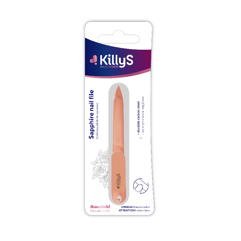 24822061649429956 Sapphire Nail File szafirowy pilnik do paznokci Rose Gold - obrazek 1