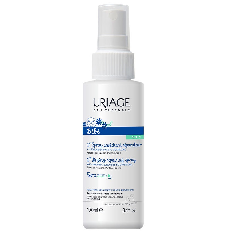 24850041683898686 Bebe 1st Drying Repairing spray łagodzący podrażnienia dla dzieci 100ml - obrazek 1