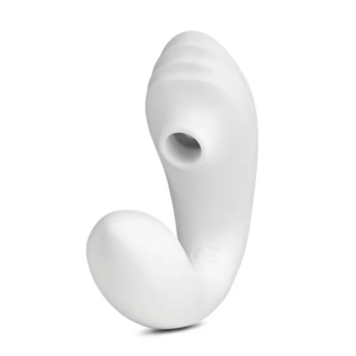 24857441719835979 Pearl Vibe Stimulator ssący wibrator punktu G White - obrazek 1