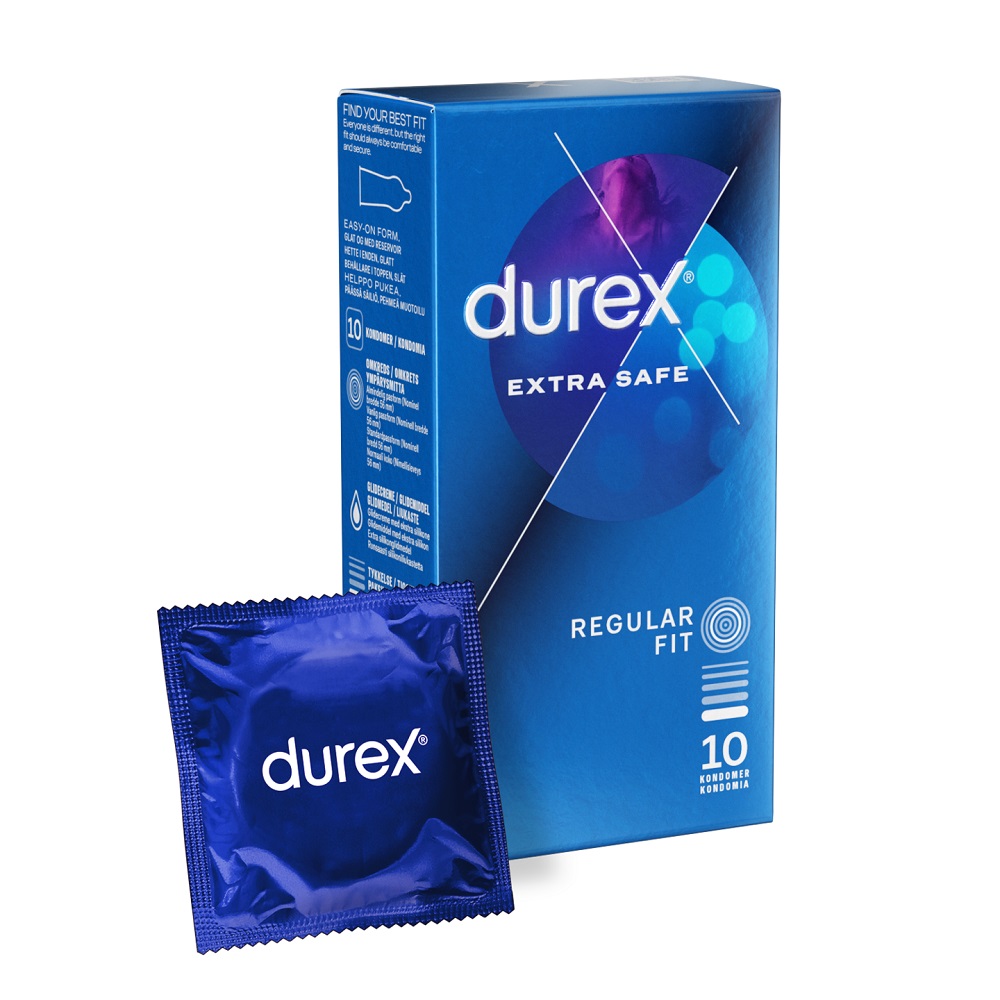 24881851767770941 Extra Safe prezerwatywy grubsze nawilżane 10szt - obrazek 1