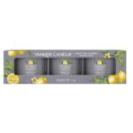 Black Tea & Lemon zestaw mini świec zapachowych 3x37g