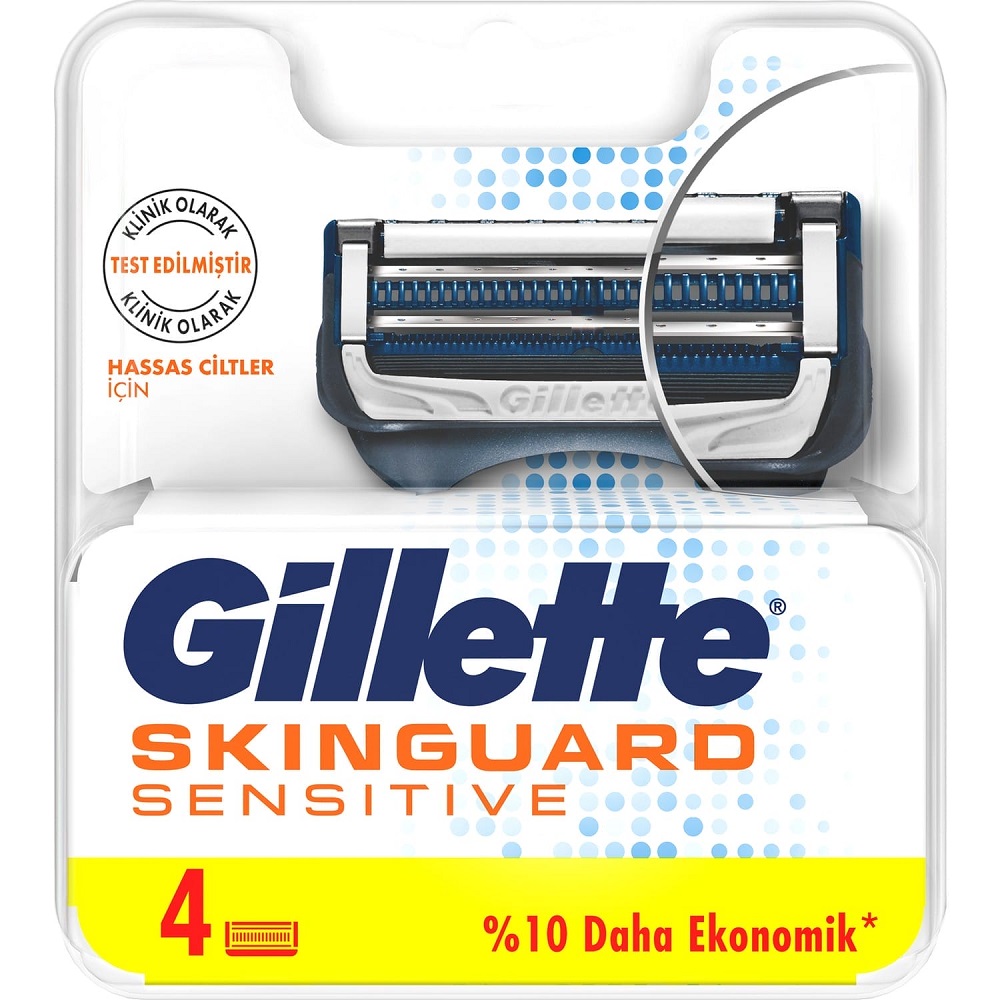 25047021745592082 Skinguard Sensitive wymienne ostrza do maszynki do golenia 4szt. - obrazek 1