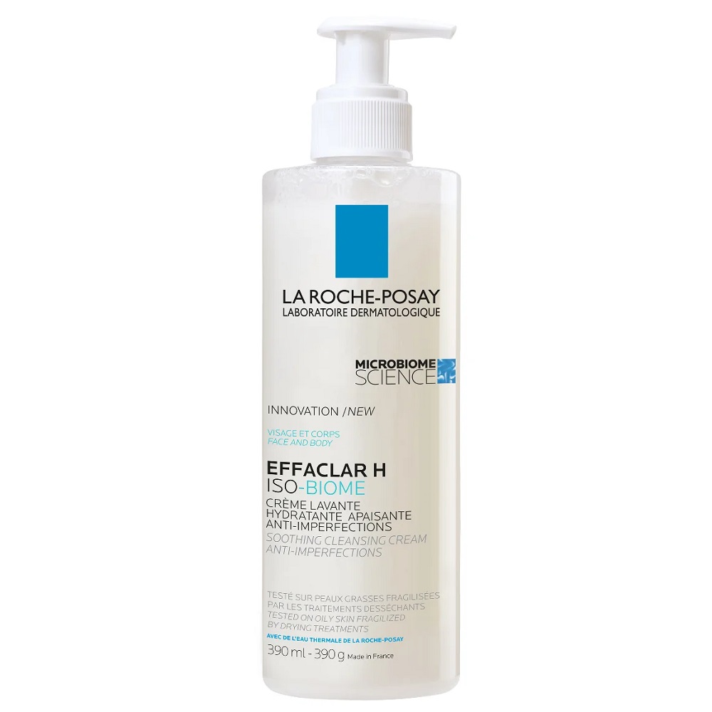 25096451744784619 Effaclar H Iso-Biome krem myjący przeciw niedoskonałościom 390ml - obrazek 1