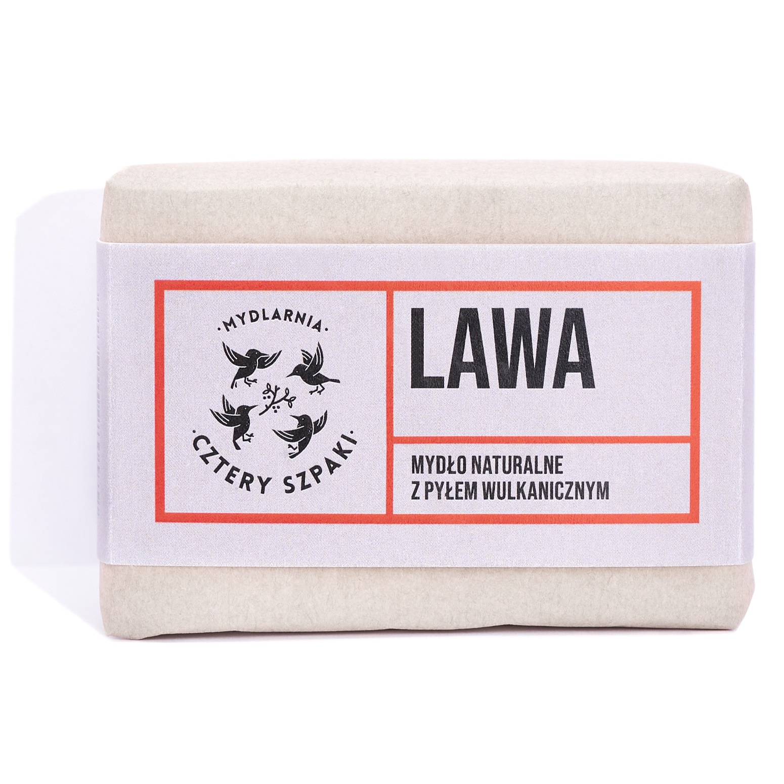 MYDŁO LAWA Naturalne mydło w kostce z pyłem wulkanicznym Lawa 110g - obrazek 1