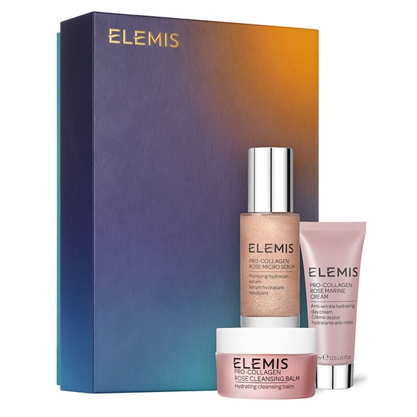 25211621730974106 The Pro-Collagen Rose Icons zestaw balsam oczyszczający 15ml + serum do twarzy 30ml + krem do twarzy 15ml - obrazek 1