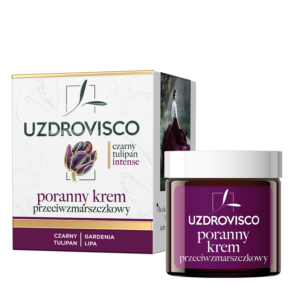 25230301695819456 Czarny Tulipan Intense poranny krem przeciwzmarszczkowy 50ml - obrazek 1