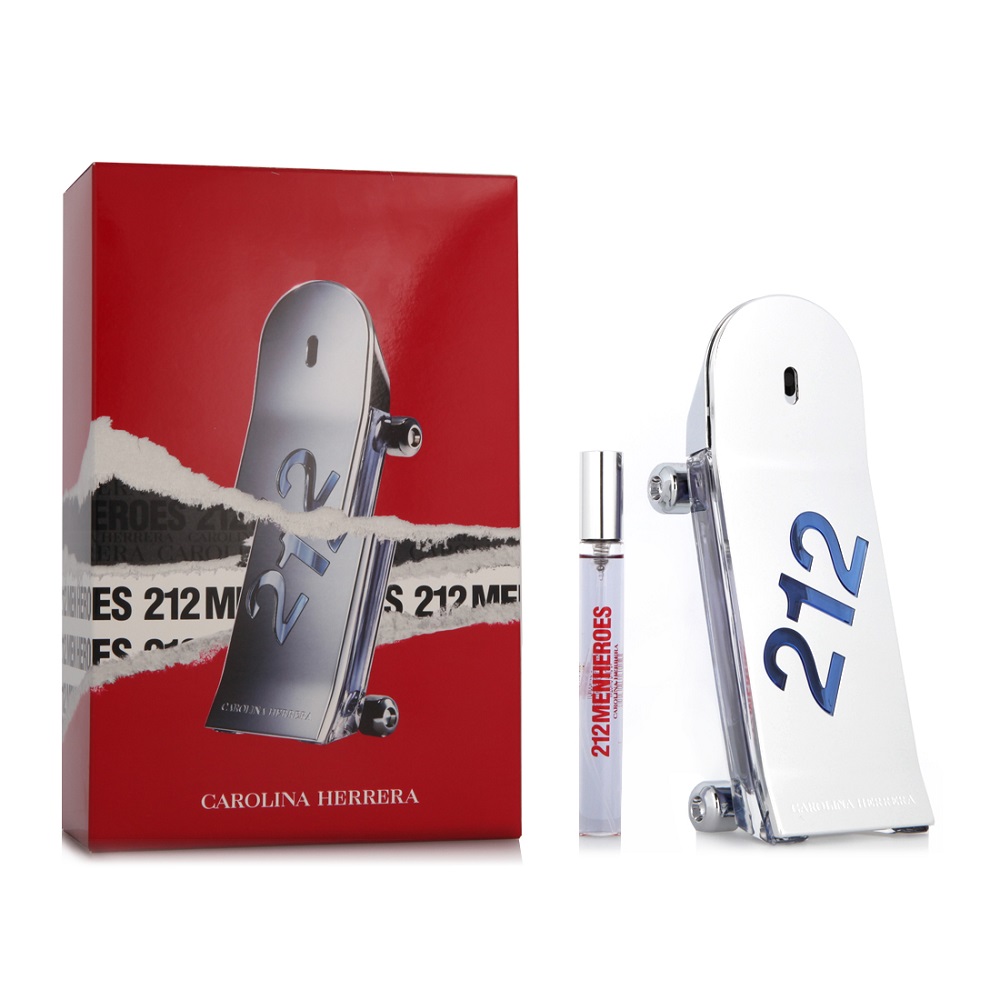 25253851693800362 212 Heroes Forever Young Men zestaw woda toaletowa spray 90ml + miniatura wody toaletowej 10ml - obrazek 1