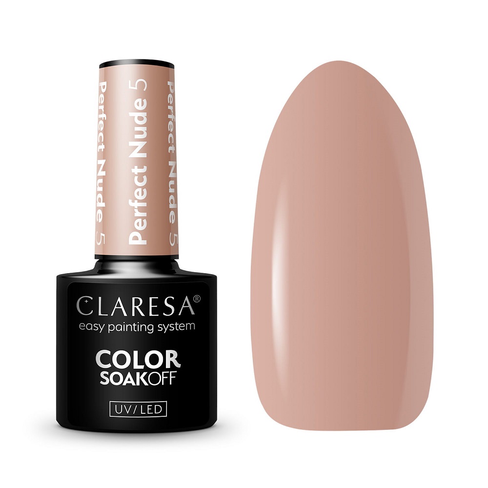 25360681765395955 Color Soak Off UV/LED Perfect Nude lakier hybrydowy 5 5g - obrazek 1