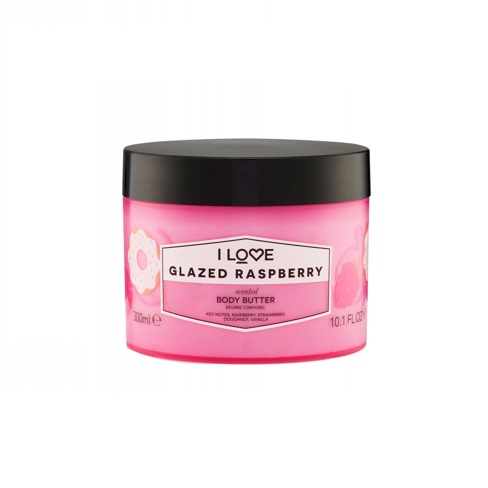 25537611665398110 Scented Body Butter nawilżające masło do ciała Glazed Raspberry 300ml - obrazek 1