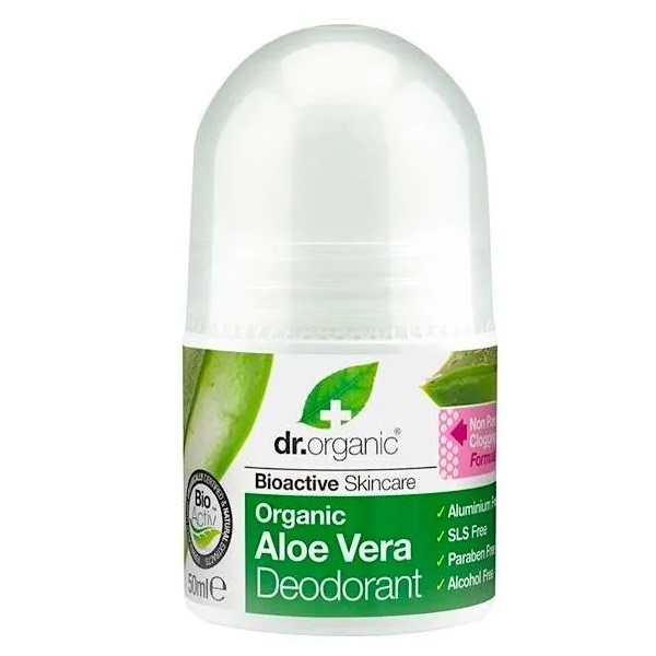 25583591693905762 Aloe Vera Deodorant antybakteryjny dezodorant w kulce z organicznym aloesem 50ml - obrazek 1