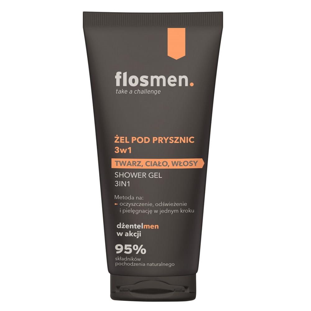 25715511747309018 Flosmen żel pod prysznic 3w1 225ml - obrazek 1