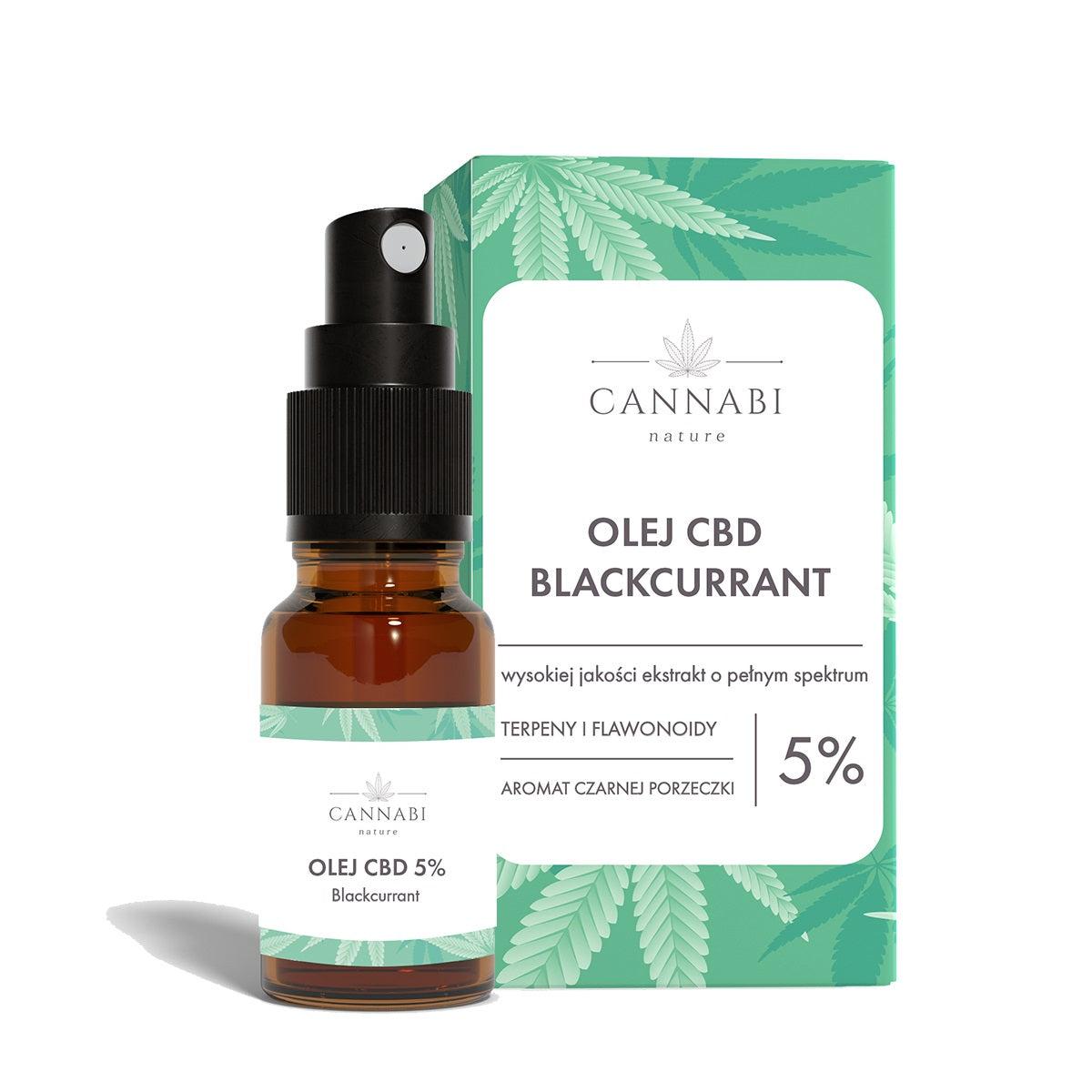 25748191644564419 Cannabi Nature olej CBD czarna porzeczka 5% 10ml - obrazek 1