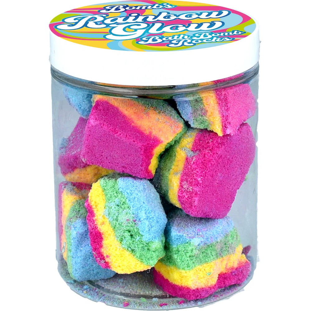 25768031751342506 Rainbow Glow Bath Rocks kamyki do kąpieli 250g - obrazek 1