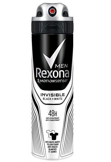 25851601572252400 Men Invisible Black + White Anti-Perspirant 48h antyperspirant spray 150ml - obrazek 1