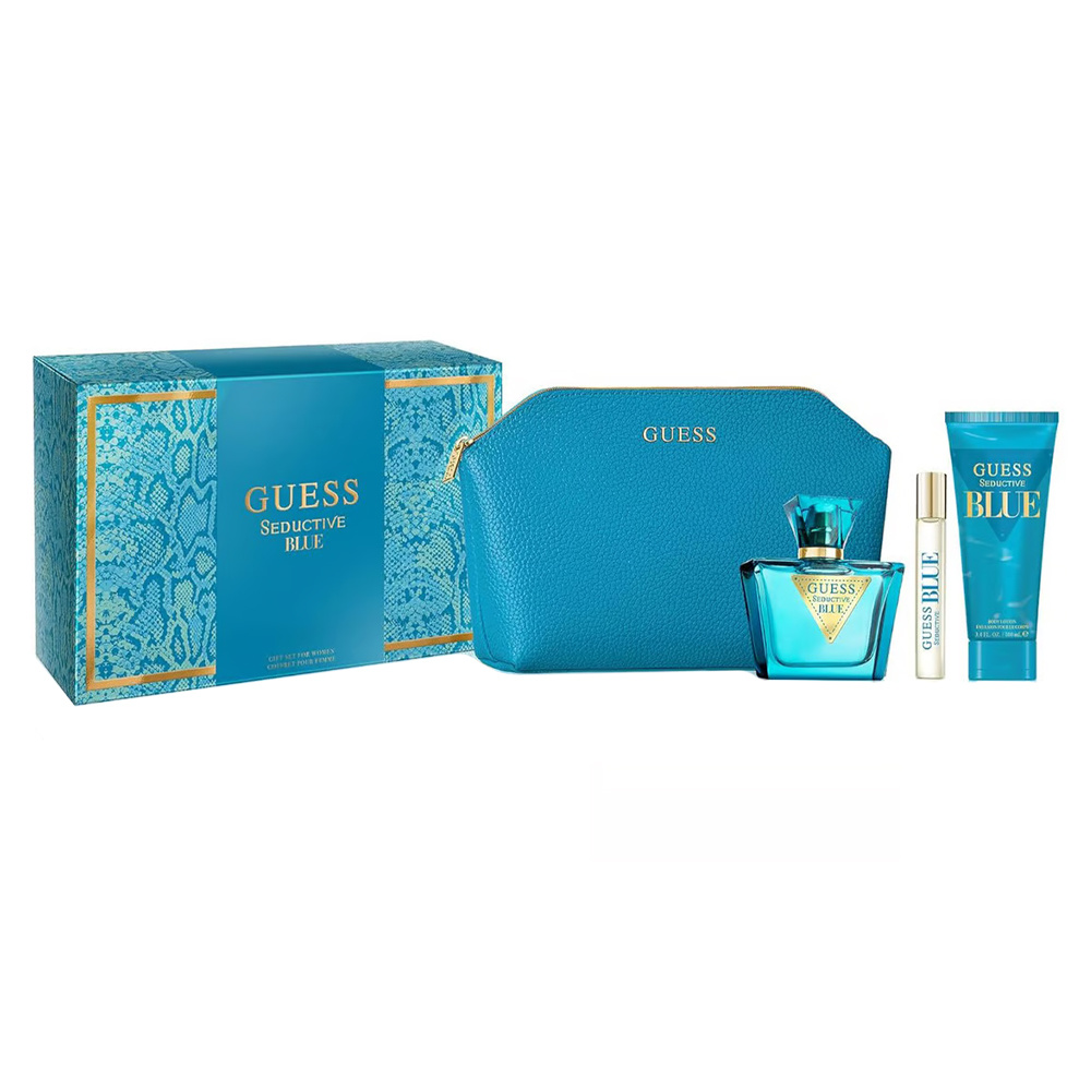 25876711732106972 Seductive Blue zestaw woda toaletowa spray 75ml + woda toaletowa spray 15ml + balsam do ciała 100ml + kosmetyczka - obrazek 1