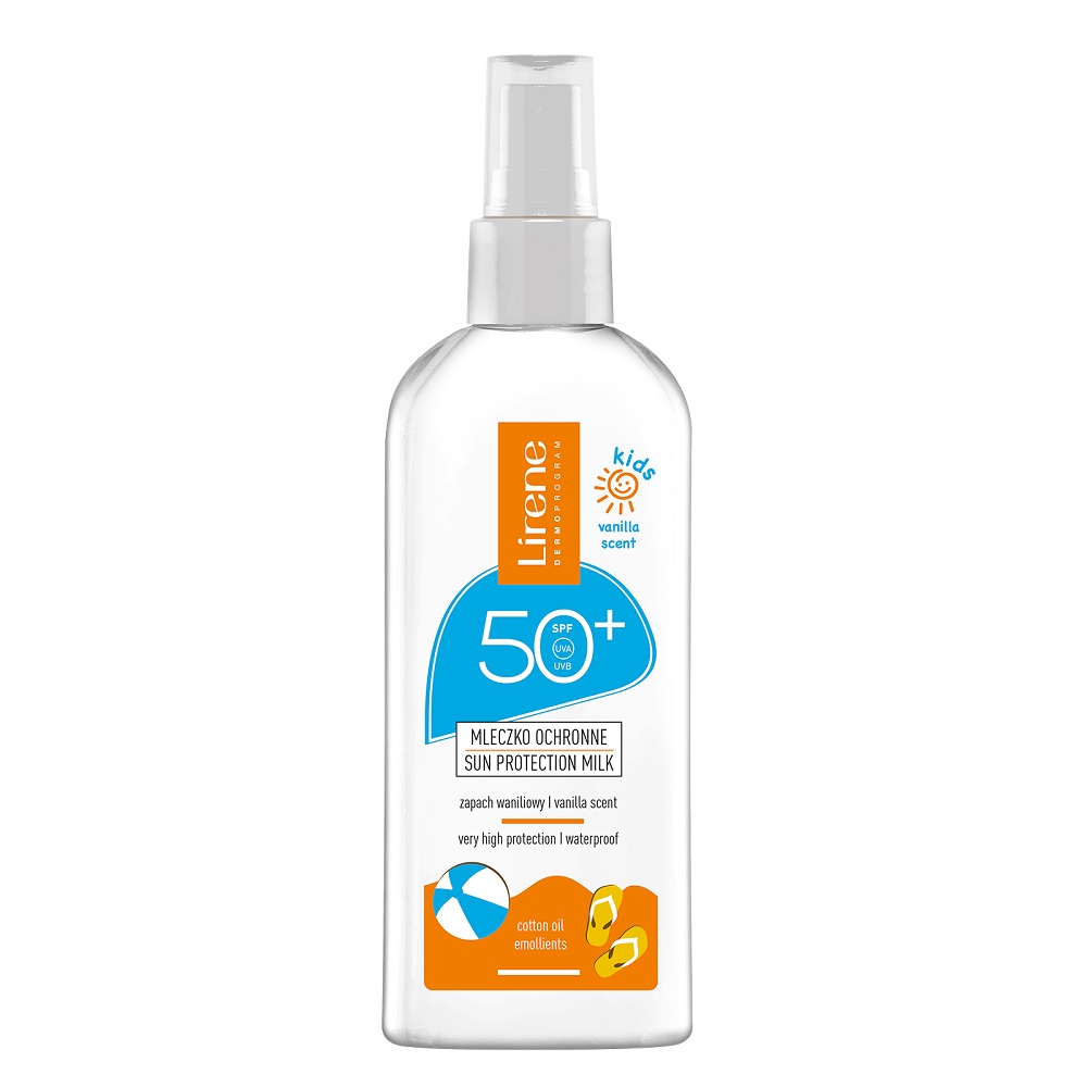 2594121712554444 Sun Kids mleczko ochronne dla dzieci o zapachu waniliowym SPF50+ 150ml - obrazek 1