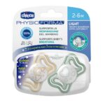 PhysioForma Light smoczek silikonowy uspokajający 2-6m Lumi 2szt.