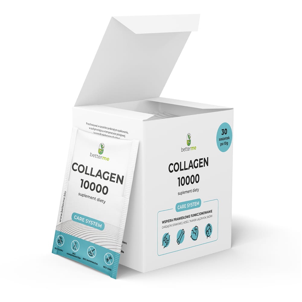 26043181755069212 Collagen 10000 Care System kolagen do picia w saszetkach suplement diety 30x10g - obrazek 1