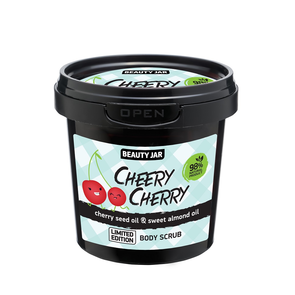 26052611663848752 Cherry Cherry peeling do ciała z olejkiem z pestek wiśni i olejkiem ze słodkich migdałów 200g - obrazek 1