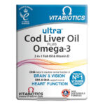 Ultra Cod Liver Oil Plus Omega-3 suplement diety 60 kapsułek