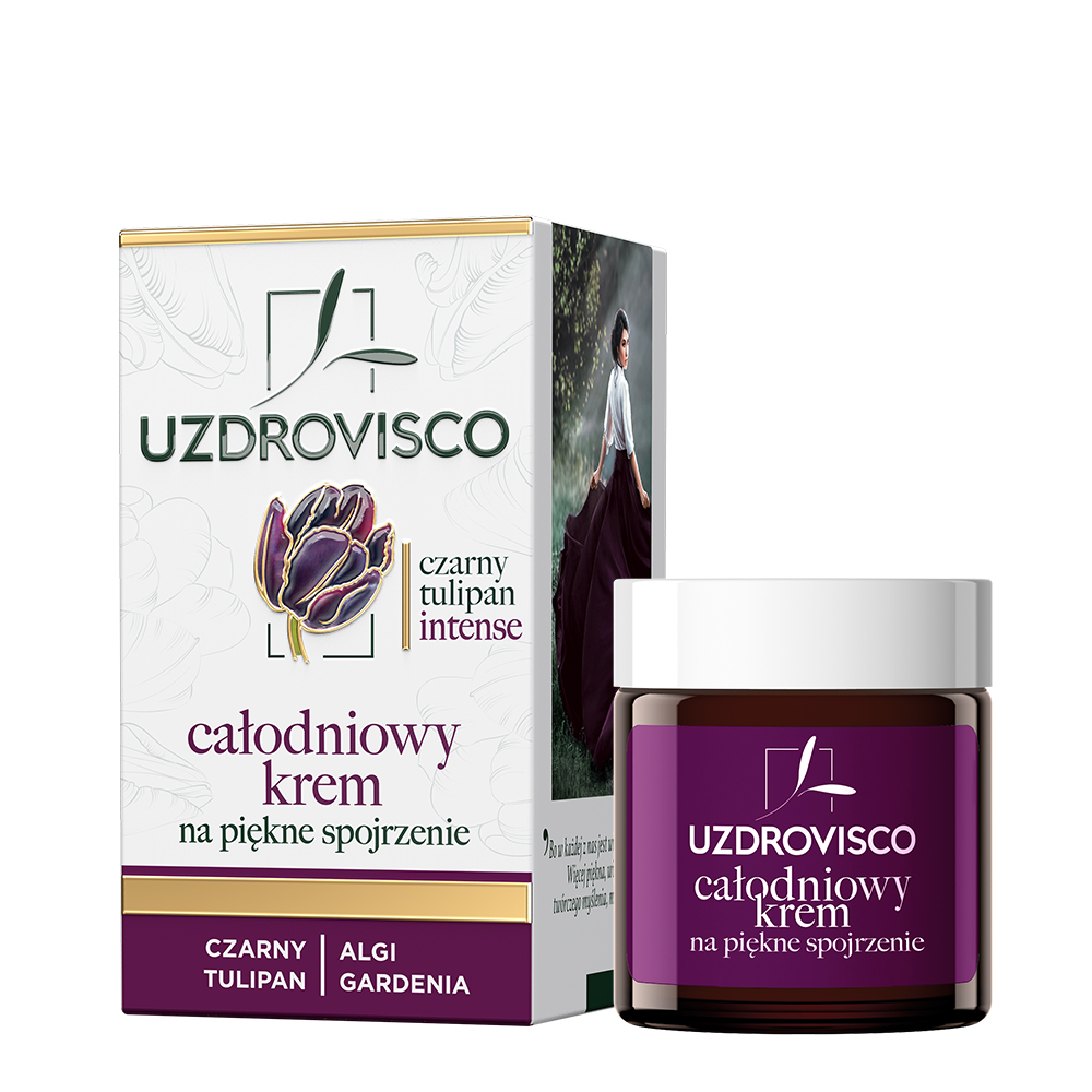 26133821695729823 Czarny Tulipan Intense całodniowy krem na piękne spojrzenie 25ml - obrazek 1