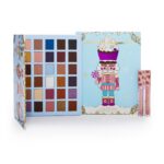I Heart Revolution Christmas Nutcracker Makeup Set zestaw Pan Nutcracker Shadow Palette paleta cieni do powiek 30x0.9g + Nutcracker Lip Glosses błyszczyk do ust 2x2.5ml