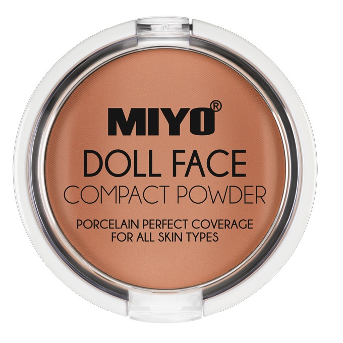 26283631683227124 Doll Face Compact Powder puder matujący do twarzy 04 Camel 7.5g - obrazek 1