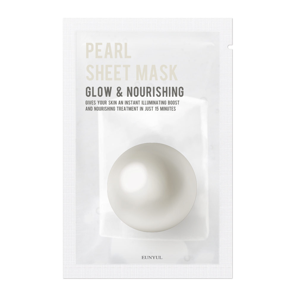 26473551617775079 Pearl Sheet Mask rozjaśniająco-odżywiająca maseczka w płachcie z perłami 22ml - obrazek 1