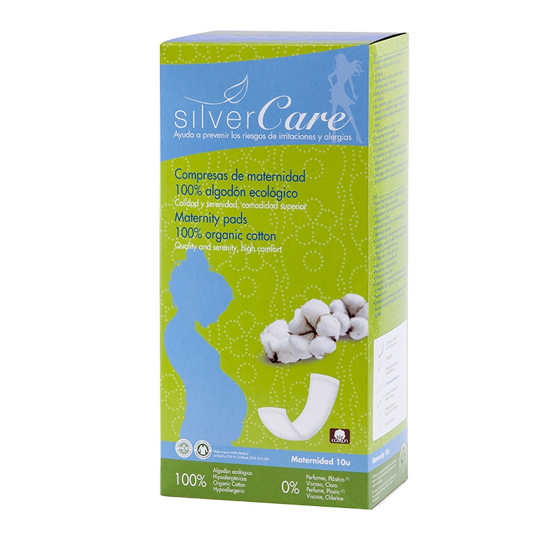 2649951650965421 Silver Care podpaski poporodowe 100% bawełny organicznej 10szt - obrazek 1