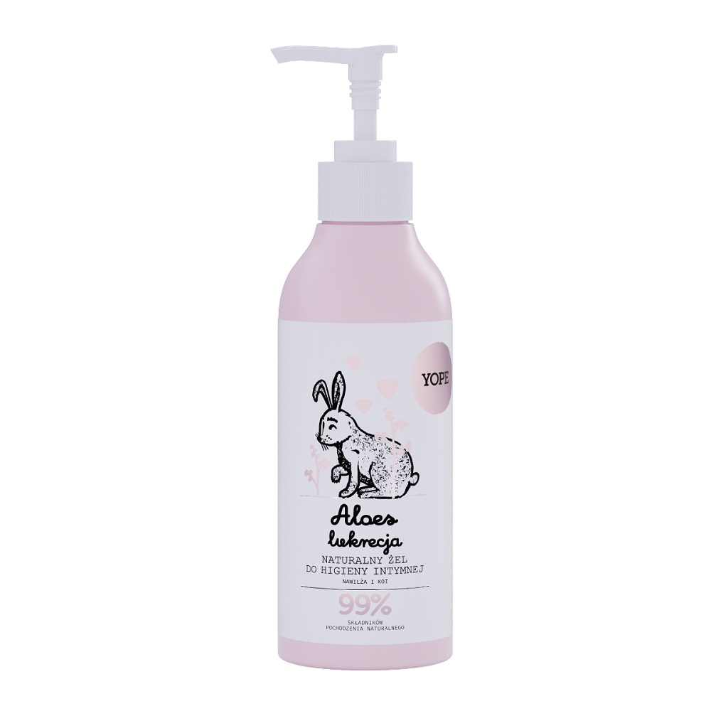 266031599643782 Naturalny żel do higieny intymnej Aloes i Lukrecja 300ml - obrazek 1